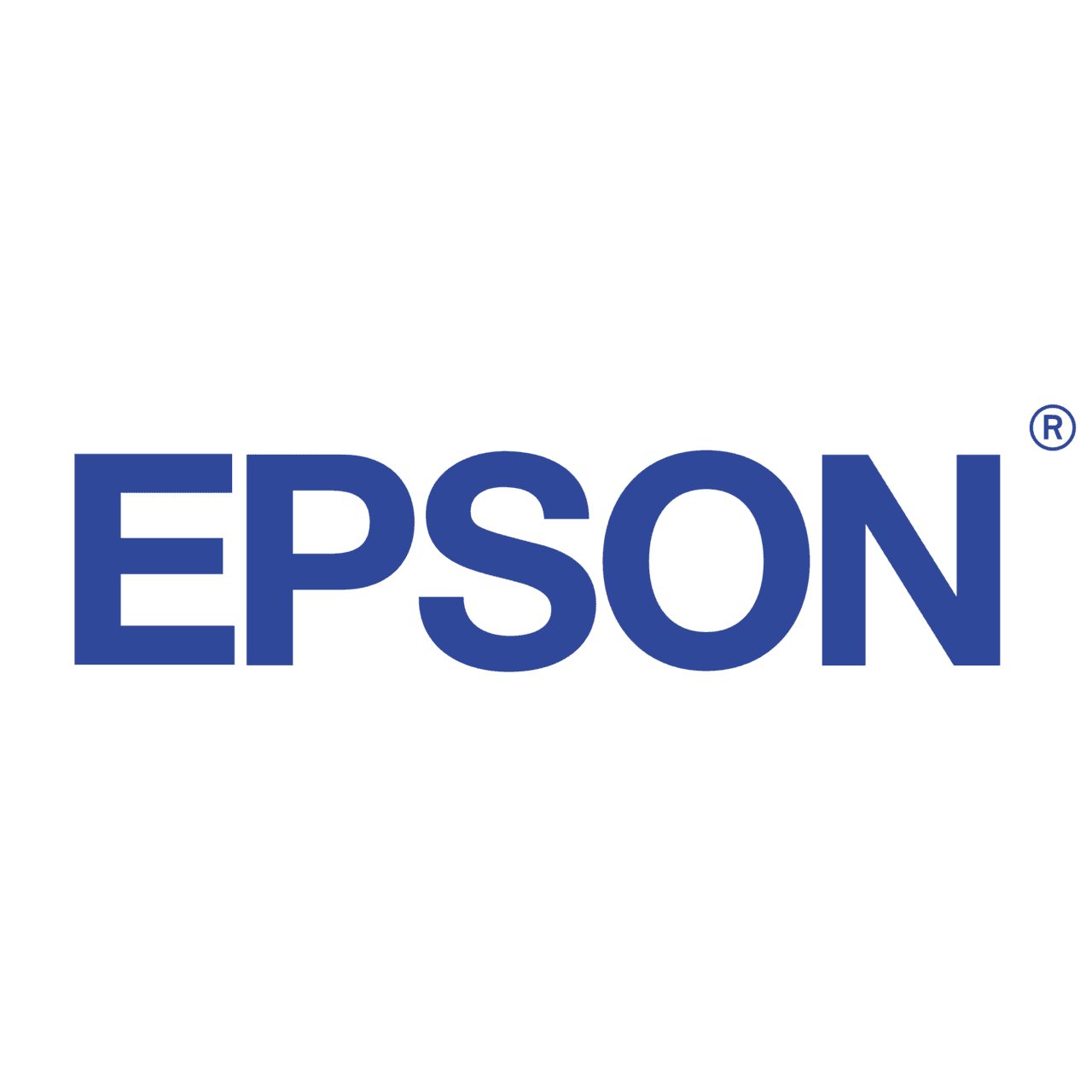 Epson logo in blue font